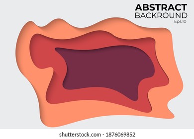 Abstract Papercut Backround For Your Design Like Poster, Flyer, Etc.