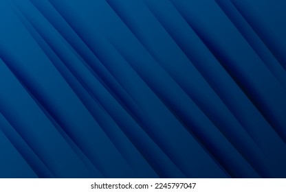 Abstract papercut dark blue color background vector