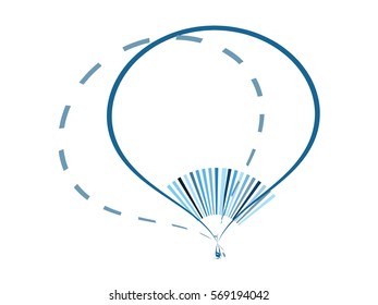 abstract parachute