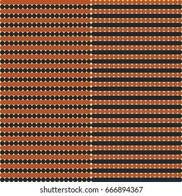 Abstract parallel lines with circles. 