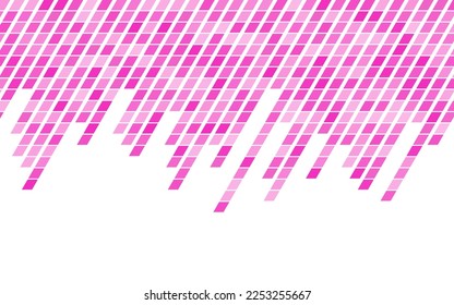 Abstract parallelogram pixel mosaic background material, vector illustration