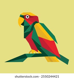 Abstract Parrot Illustration | Parrot Illustration | Abstract Art