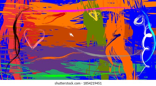 Abstract part of life background design