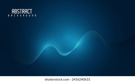 Diseño Abstractas de Fondo de pantalla de fondo de onda partical. Fondo de Vector moderno