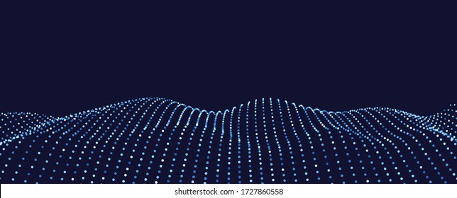 Abstract particle background
