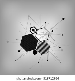 Abstract particle background