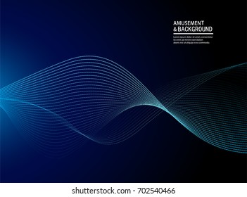 Abstract particle background