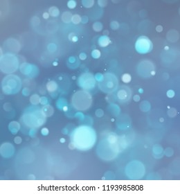 Abstract particle with blue background. EPS 10