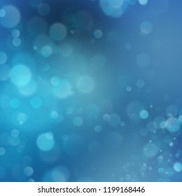 Abstract particle with blue background. EPS 10