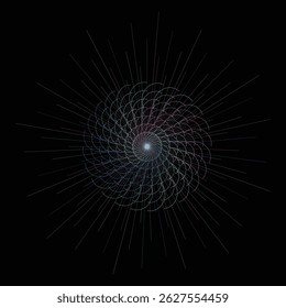 Abstract Particle Burst Digital Art Creates a Mesmerizing Visual Experience