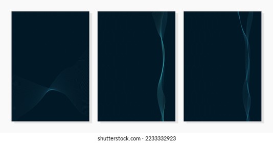 Abstraktes Spanstrukturplakat oder -deckel. Wissenschaftliches oder medizinisches Konzept. Molekulare Strukturen oder chemisch-technische Vektorgrafik