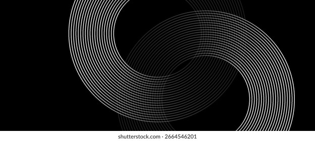 Diseño de fondo de Tecnología de partículas Abstractas. Partículas de flujo de punto móvil de onda Abstractas, diseño de fondo de alta tecnología para folleto, volante, revista, tarjeta de visita, Anuncio. Vector	