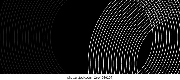 Abstract Particle Technology Background Design. Abstract wave moving point flow particles, high tech background design for brochure, flyer, magazine, business card, banner. Vector	