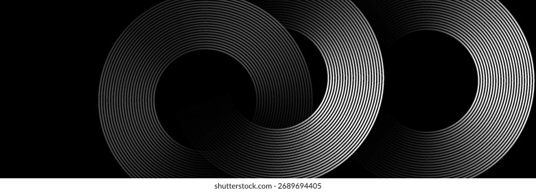 Abstract Particle Technology Background Design. Abstract wave moving point flow particles, high tech background design for brochure, flyer, magazine, business card, banner. Vector