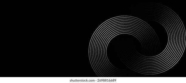 Abstract Particle Technology Background Design. Abstract wave moving point flow particles, high tech background design for brochure, flyer, magazine, business card, banner. Vector