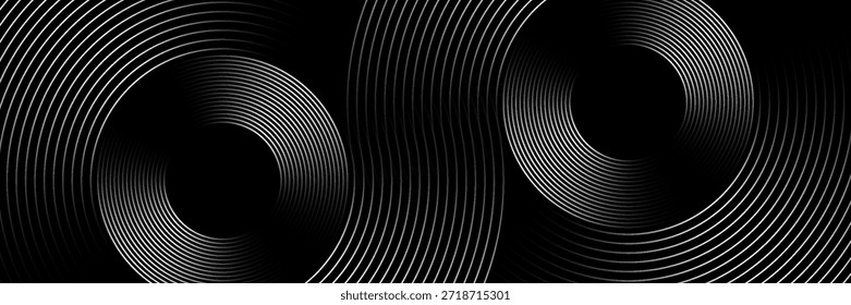 Abstract Particle Technology Background Design. Abstract wave moving point flow particles, high tech background design for brochure, flyer, magazine, business card, banner. Vector