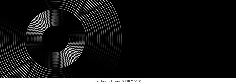 Abstract Particle Technology Background Design. Abstract wave moving point flow particles, high tech background design for brochure, flyer, magazine, business card, banner. Vector
