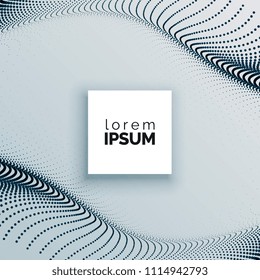 abstract particle wave background design