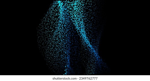 abstract, particles, blue, wave, light, technology, black, flowing, dots, wavy, fluid, artificial intelligence, background, color, concept, cosmic, data, digital, dot, dynamic, electric, electronics, 