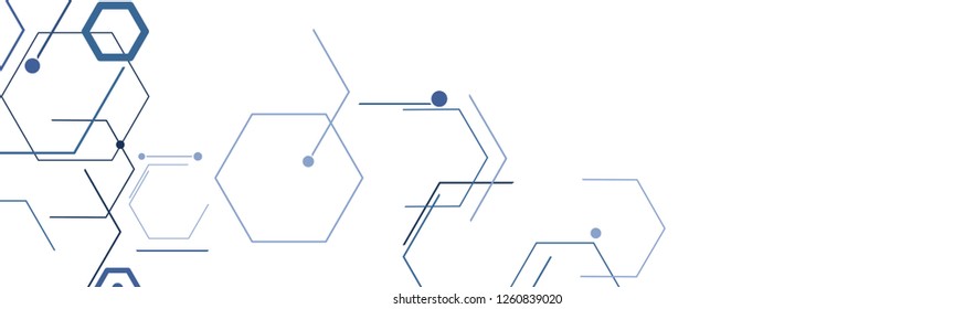 Abstract particles connection