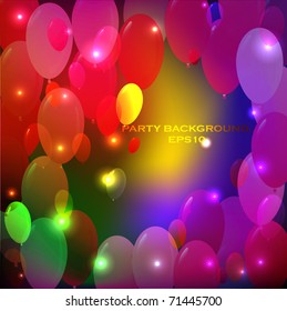 Abstract party background