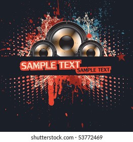 Abstract party design. Vector.