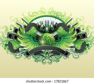 Abstract party design. Vector illustration.