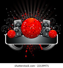 Abstract party design vector illustration