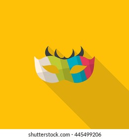 Abstract party mask flat design. Vector illustration.