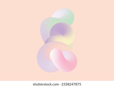 abstract pastel background with colorful gradient fluid