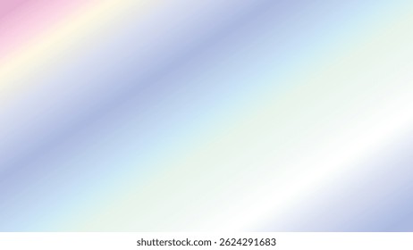 Abstract pastel background with diagonal gradients of pink, blue, and white. Soft, dreamy, and ethereal mood. Suitable for various design projects, backgrounds, and presentations