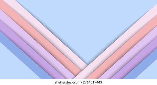 Abstractas fondo pastel con rayas diagonales y gradiente suave para el Diseño web moderno y Plantillas. Fondo de pantalla geométrico ligero con líneas diagonales en capas en tonos azul, rosa y púrpura. eps 10