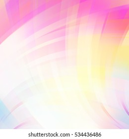 Abstract pastel background with smooth lines. Color waves, pattern, art, technology wallpaper, technology background.  Vector illustration