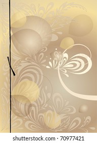 abstract pastel background with stylized vegetable pattern
