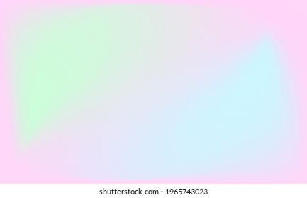 Abstrakter, pastellfarbener Hintergrund, farbiger Farbdruck. Holografisches Texturdesign. Vektorgrafik.