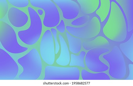 Abstract pastel background with twisted bubbles texture. Tie dye colorful print. Vector illustration.