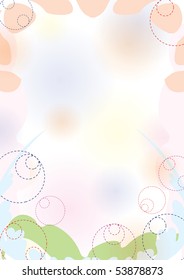 Abstract pastel background, vector illustration eps 10.0