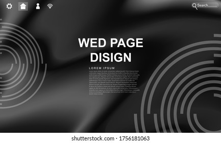 Abstract Pastel black gradient background Ecology concept for your graphic design web,