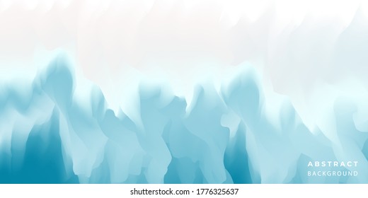 Abstrakter, pastellblauer Farbverlauf-Hintergrund Ökologie-Konzept für Ihr Grafikdesign,