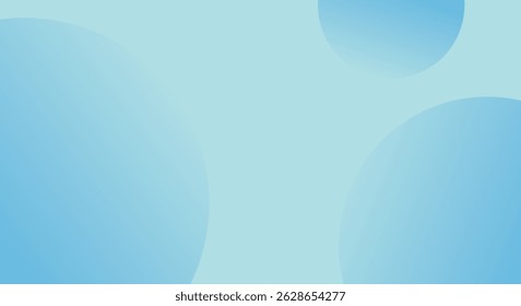 Abstract pastel blue gradient curve background
