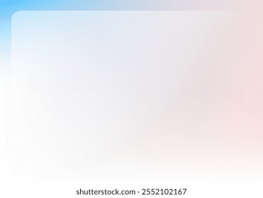 Abstractas fondo azul pastel y rosa. Anuncio para anunciar el producto en el Sitio web. Espacio para texto. Ilustración vectorial.
