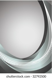 Abstract Pastel Blue Waveform