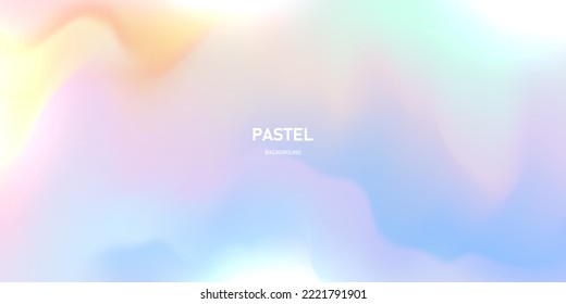Abstract pastel color background design soft template vector illustration