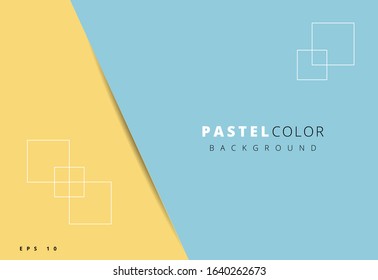 abstract pastel color background with paper style vector ilustration eps 10  