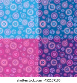 Abstract pastel color background set vector 