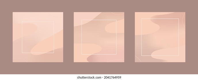 Abstract pastel color background template vector design.