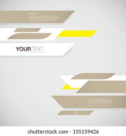 Abstract pastel color business presentation design with your text Eps 10 vector illustration