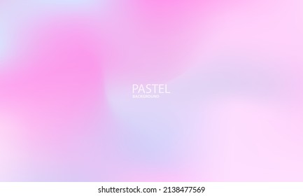 Abstract pastel color hologram, liquid gradient background