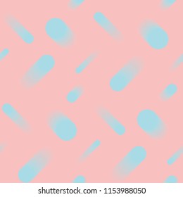 Abstract pastel color tone geometric pattern background. Pastel blue and pink backdrop. Seamless vector