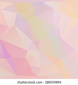 Abstract pastel color triangle shape background vector illustration